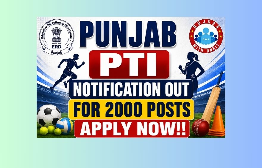 Punjab Pti Notification Out For 2000 Posts, Apply Now!!