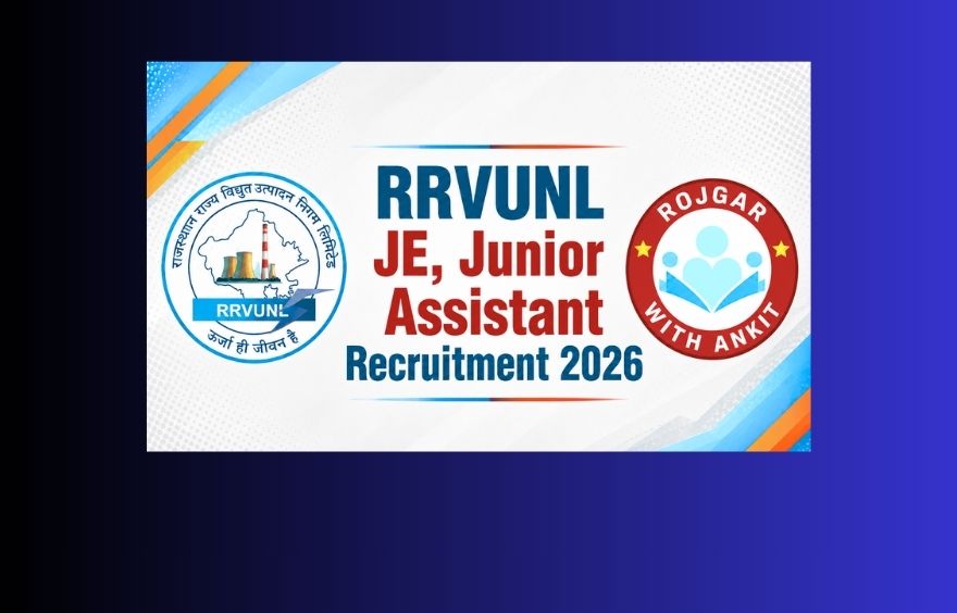 Rrvunl Je, Junior Assistant Online Form 2026, Check Full Details Here!! 1 Rrvunl Je, Junior Assistant Online Form 2026, Check Full Details Here!!