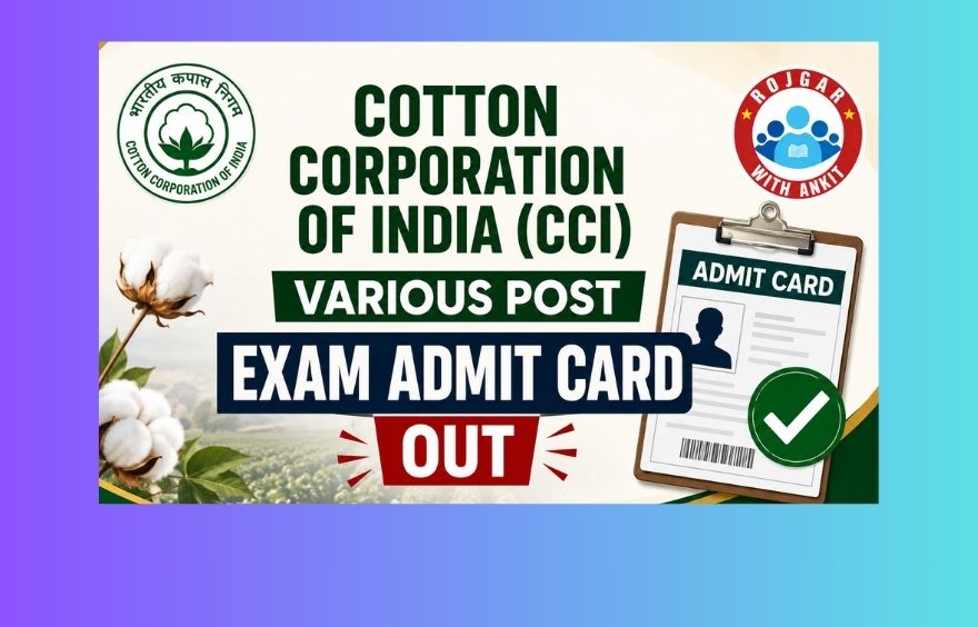 Cotton Corporation Of India Cci Various Post Exam Admit Card Out