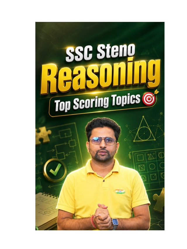 SSC Stenographer Reasoning: Top Scoring Topics You Must Prepare
