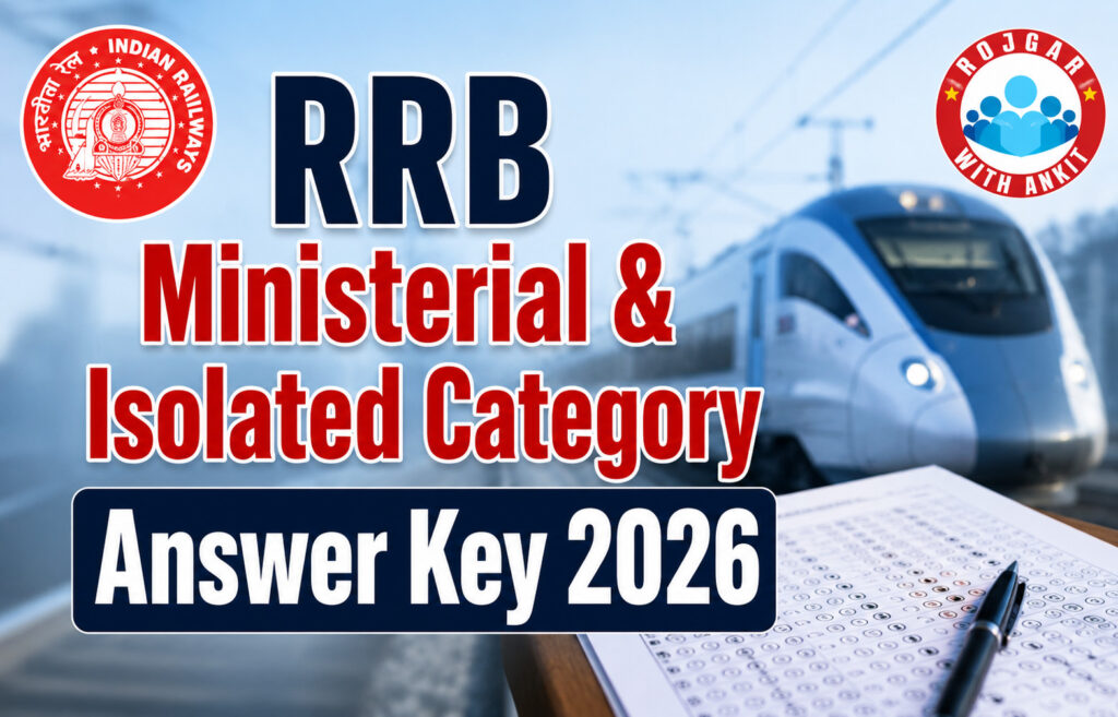 Rrb Ministerial &Amp; Isolated Category Answer Key 2026 2 Rrb Ministerial &Amp; Isolated Category Answer Key 2026