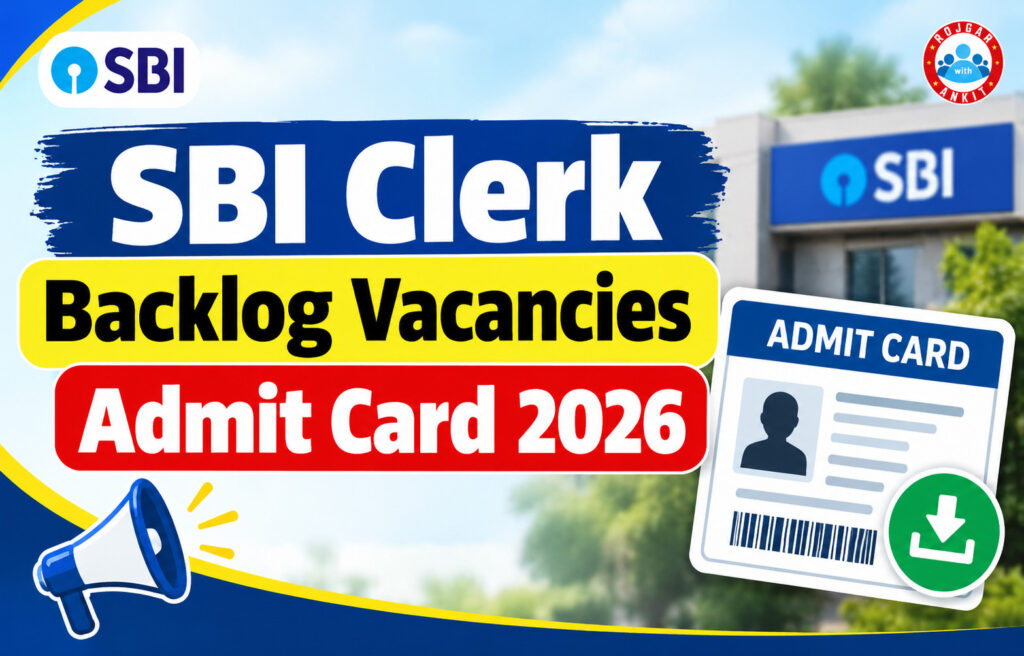 Sbi Clerk (Junior Associate) Backlog Vacancies Admit Card 2026 2 Sbi Clerk (Junior Associate) Backlog Vacancies Admit Card 2026
