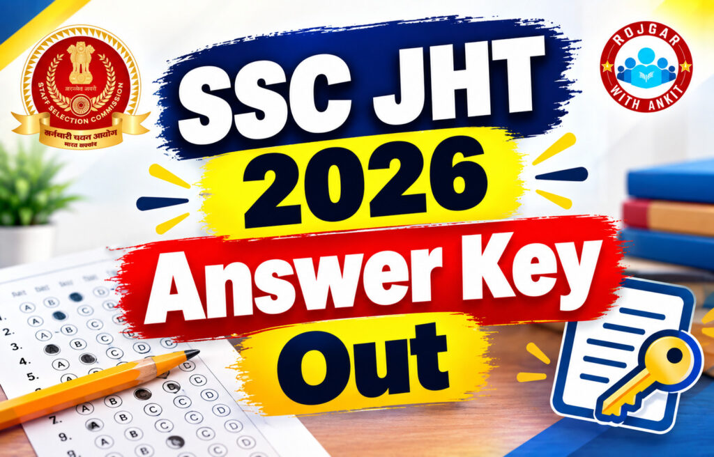 Ssc Jht 2026 Answer Key Out 2 Ssc Jht 2026 Answer Key Out
