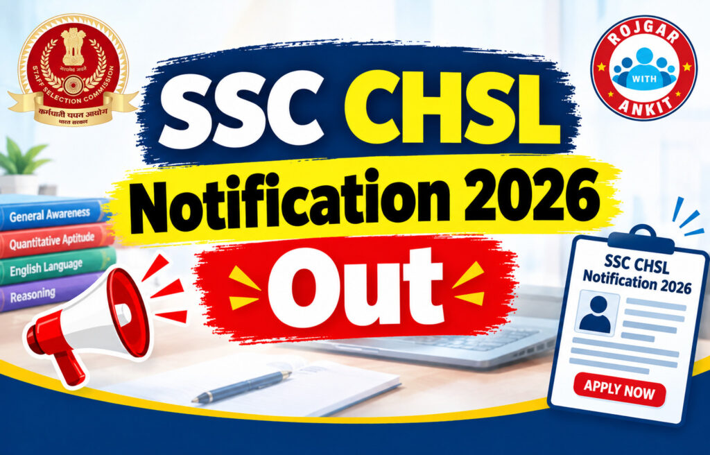 Ssc Chsl Notification 2026 Out