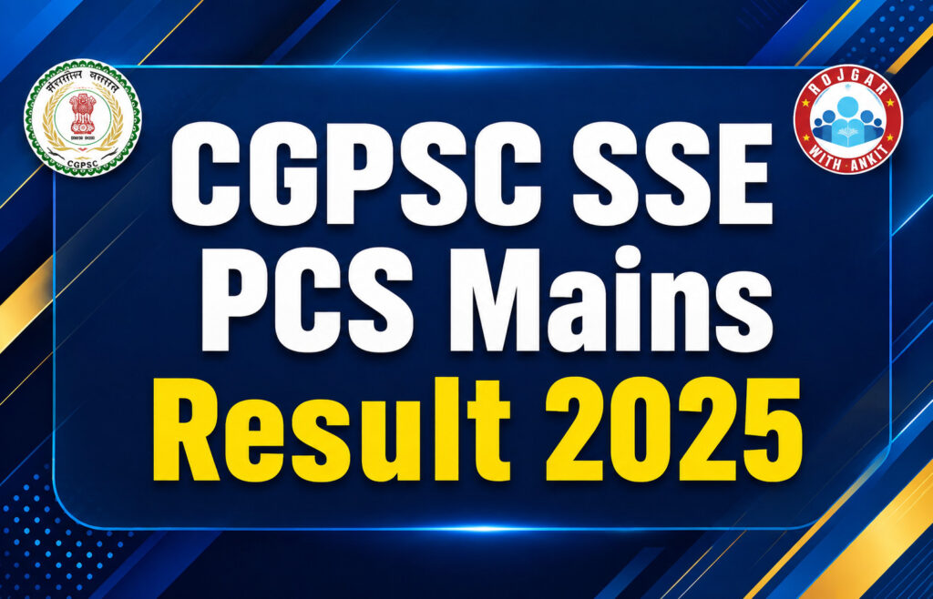 Cgpsc Sse Pcs Mains Result 2025 2 Cgpsc Sse Pcs Mains Result 2025
