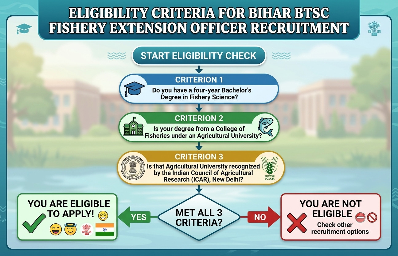Btsc Fishery Extension Officer Recruitment 2026 : Apply Online For 231 Posts !! 3 Bihar Btsc Fishery Extension Officer Recruitment Blog