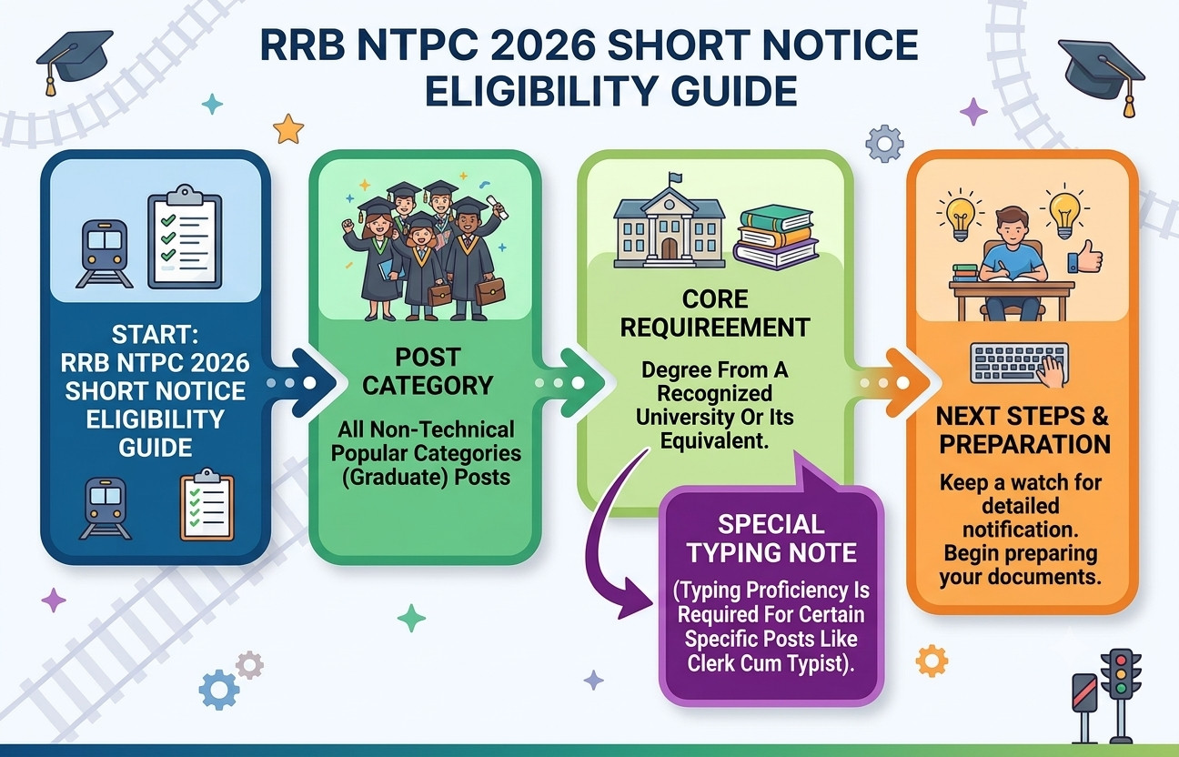 Rrb Ntpc Graduate Level Short Notice 2026 Out : Check Official Notice Here !! 4 Rrb Ntpc 2026 Short Notice Blog