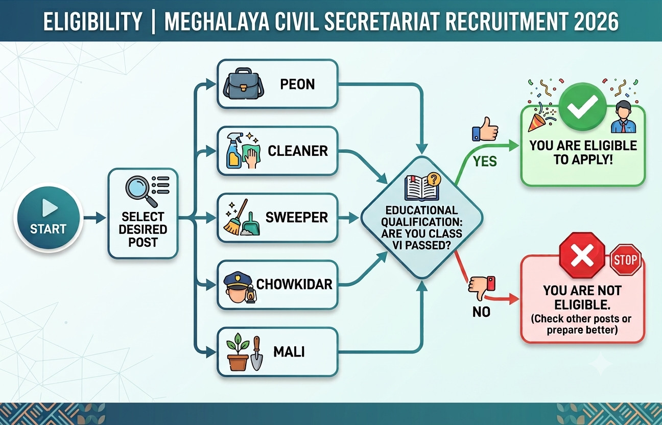 Meghalaya Civil Secretariat Recruitment 2026: Apply For 153 Grade 4 Posts 3 Meghalaya Civil Secretariat Recruitment 2026
