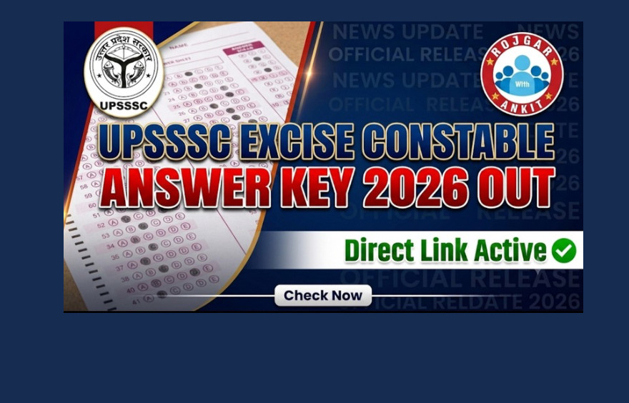 Upsssc Excise Constable Answer Key 2026 Out : Check Now !! 1 Upssssc