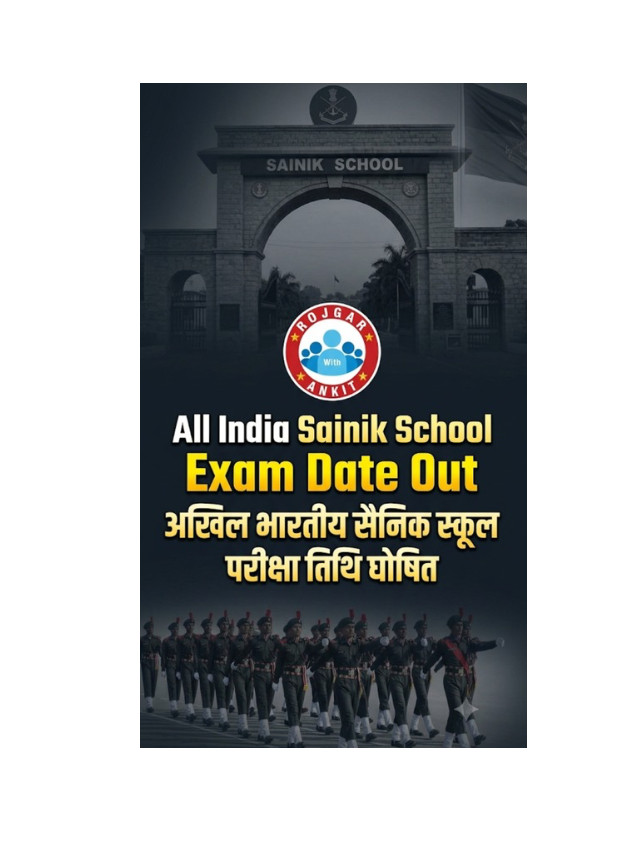 All India Sainik School Exam Date 2027 Out: Check Exam Schedule