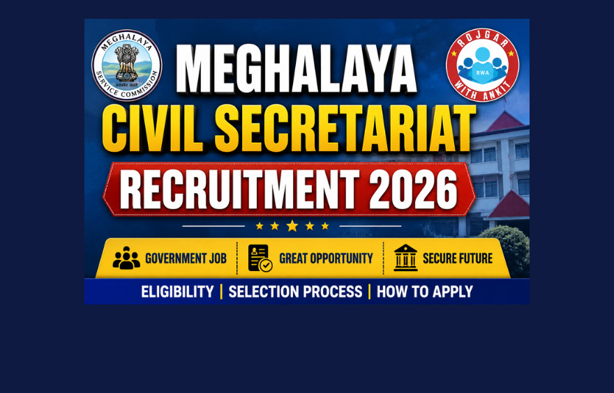 Meghalaya Civil Secretariat Recruitment 2026: Apply For 153 Grade 4 Posts 1 Meghalaya