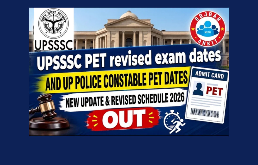 Upsssc Pet Revised Exam Dates &Amp; Up Police Constable Pet Dates 2026 !! 1 Upsssc