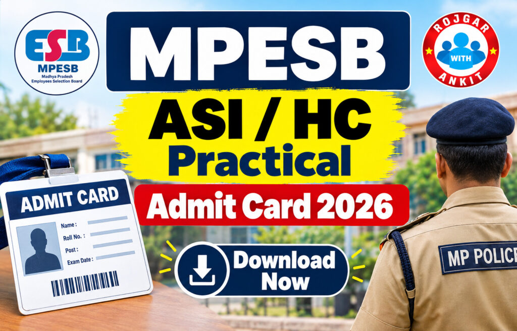 Mpesb Asi / Hc Practical Admit Card 2026 2 Mpesb Asi / Hc Practical Admit Card 2026