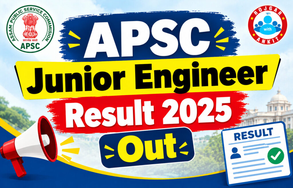 Apsc Junior Engineer Result 2025 Out 2 Apsc Junior Engineer Result 2025 Out