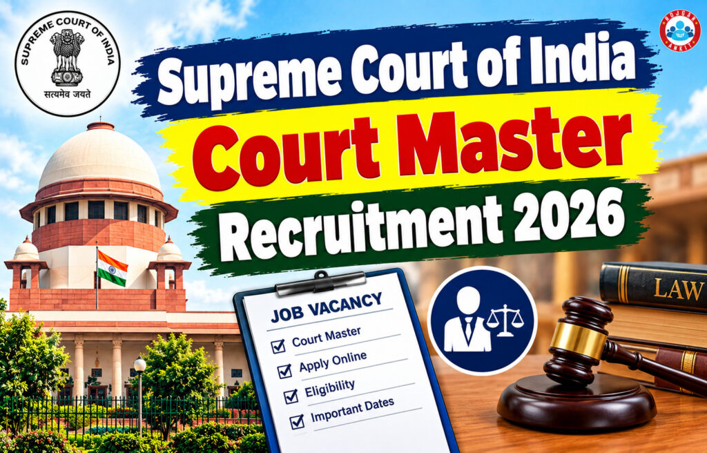 Supreme Court Of India Court Master Recruitment 2026
