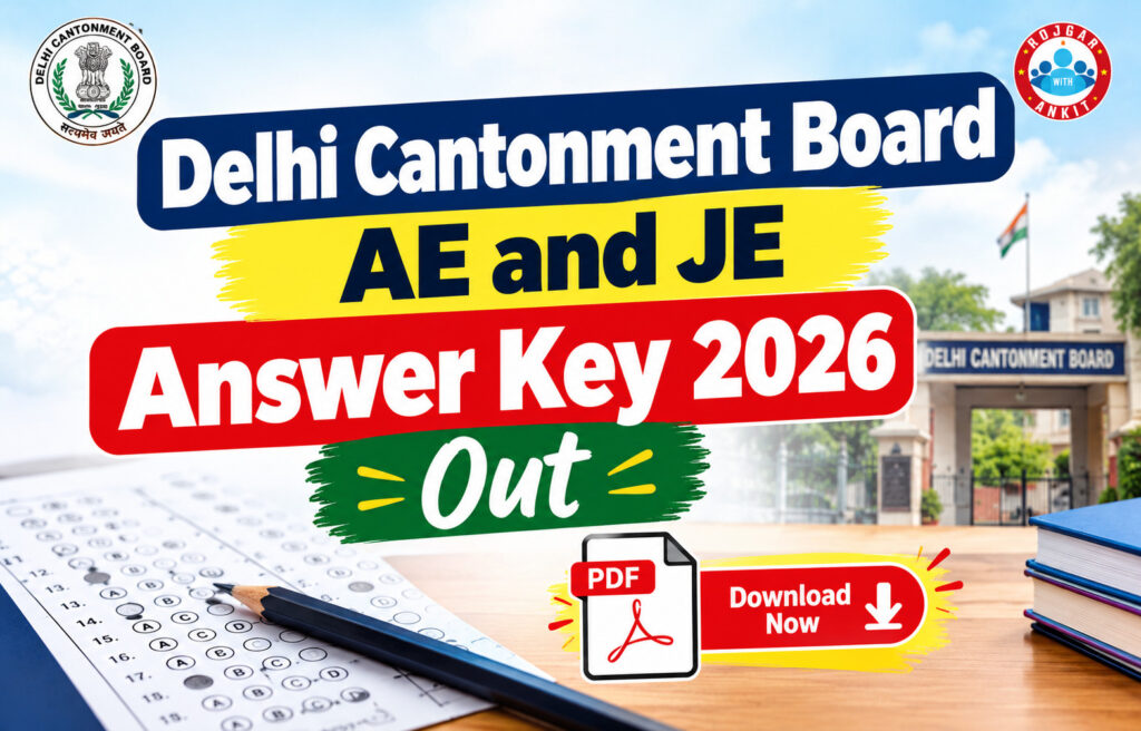 Delhi Cantonment Board Ae And Je Answer Key 2026 Out 2 Delhi Cantonment Board Ae And Je Answer Key 2026 Out