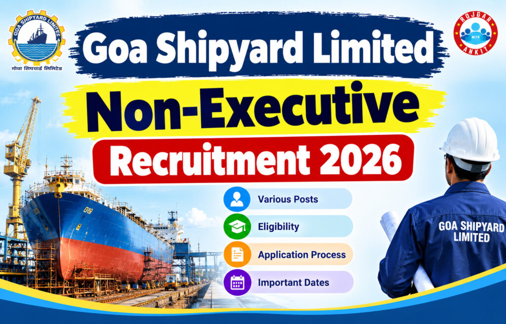 Goa Shipyard Limited Non-Executive Recruitment 2026