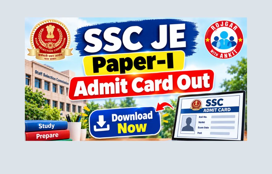 Ssc Je Paper-I Admit Card Out