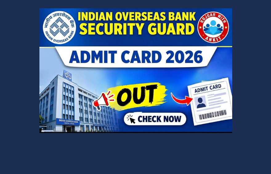 Iob Security Guard Admit Card 2026 Out : Download Hall Ticket Now !! 1 Iob Admit Card 2026 Out