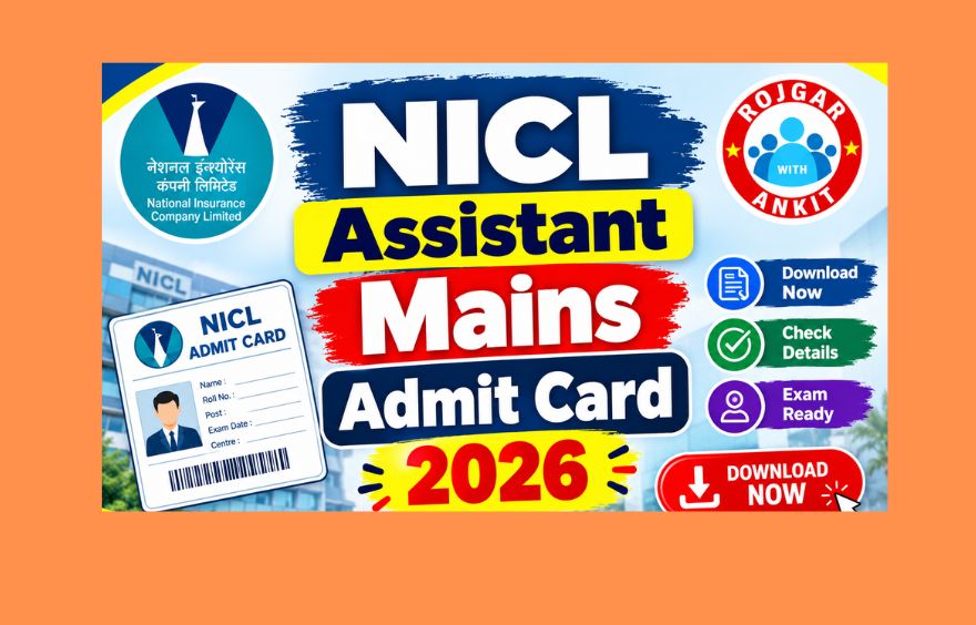 Nicl Assistant Mains Admit Card