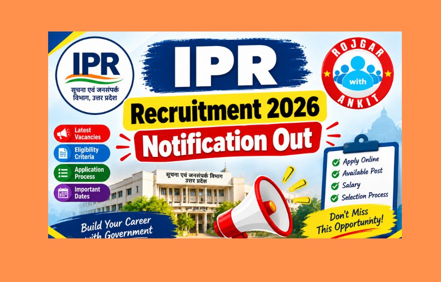 Ipr Recruitment 2026 Notification Out