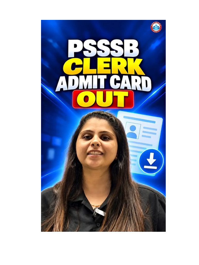 PSSSB Clerk Admit Card 2026 Out