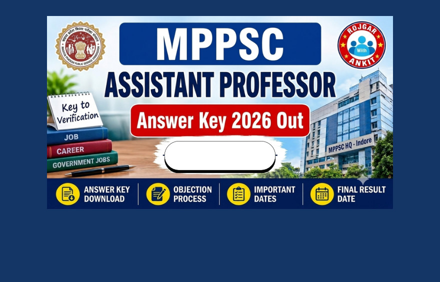 Mppsc Assistant Professor Answer Key 2026