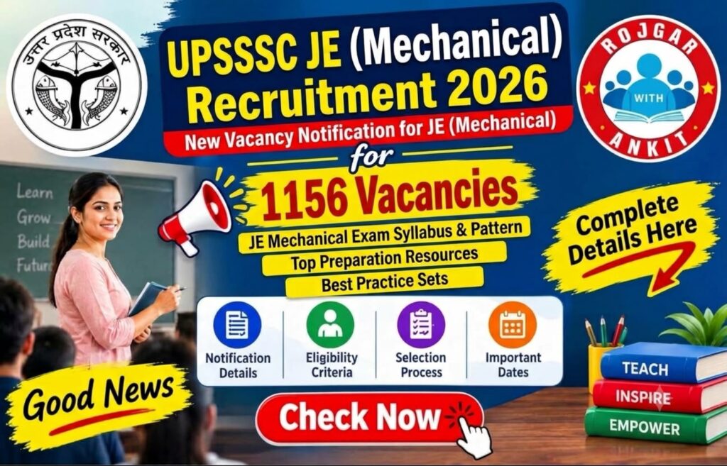 Upsssc Je Recruitment 2026