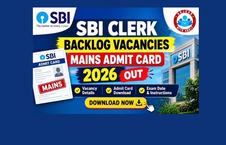 Sbi Clerk Mains Admit Card 2026 Out