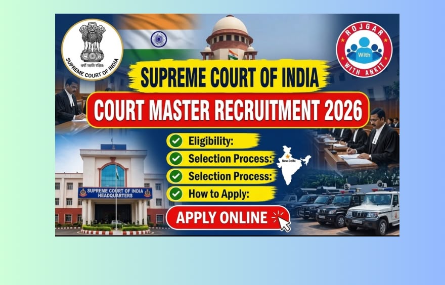SCI Court Master Recruitment 2026